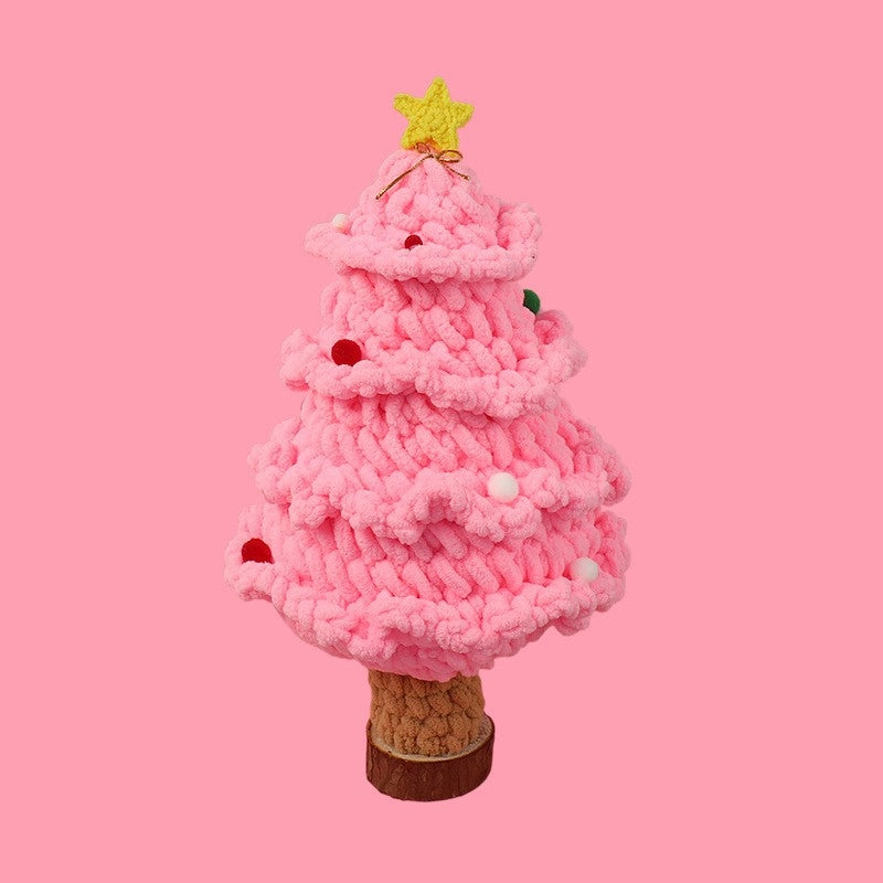 Christmas Pastoral Christmas Tree Plastic Yarn Party Ornaments