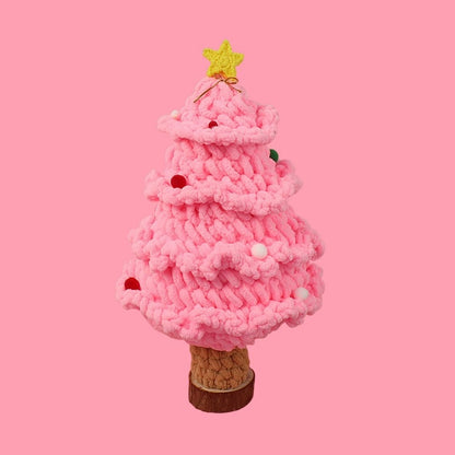 Christmas Pastoral Christmas Tree Plastic Yarn Party Ornaments