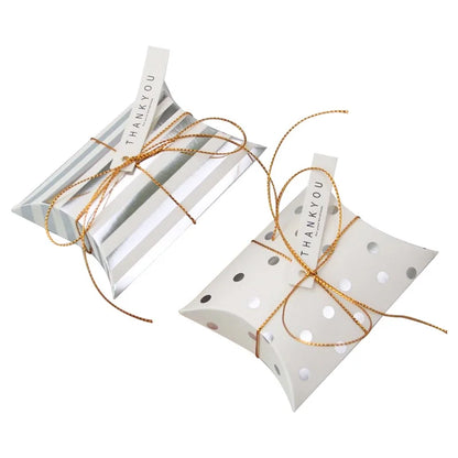 50 Pieces Christmas Casual Color Block Banquet Party Wedding Candies Box Gift Wrapping Supplies