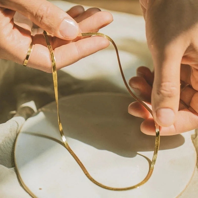 Minimalist Solid Color 316 Stainless Steel Necklace