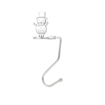 Amazon Popular Christmas Magnetic Hook Snowflake Christmas Hook Christmas Gift Metal Fireplace Socks Pendant