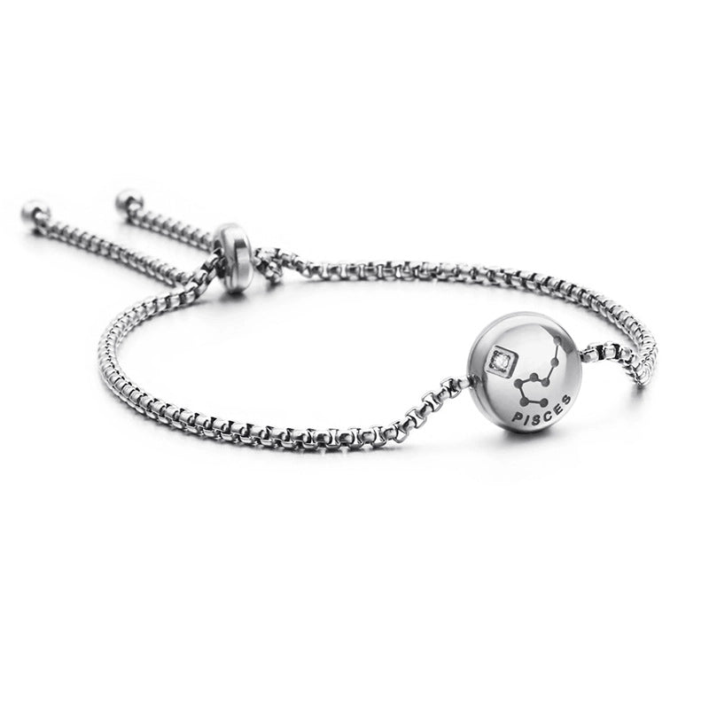 Constellation Titanium Steel 18K Gold Plated Bracelets In Bulk