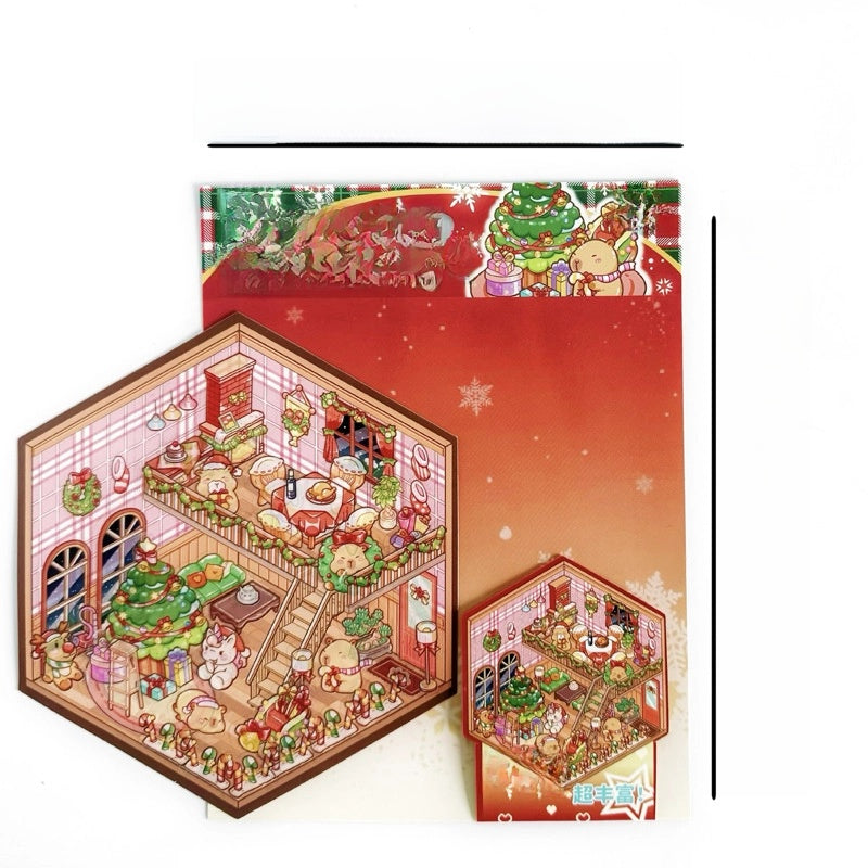 1 Set Cartoon Daily Paper Cute Stickers