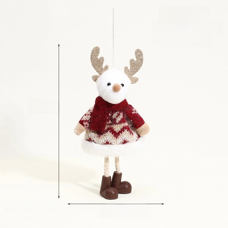 Christmas Angel Cloth Plush Party Hanging Ornaments