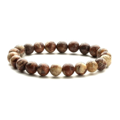Ethnic Style Geometric Natural Stone Beaded Bracelets