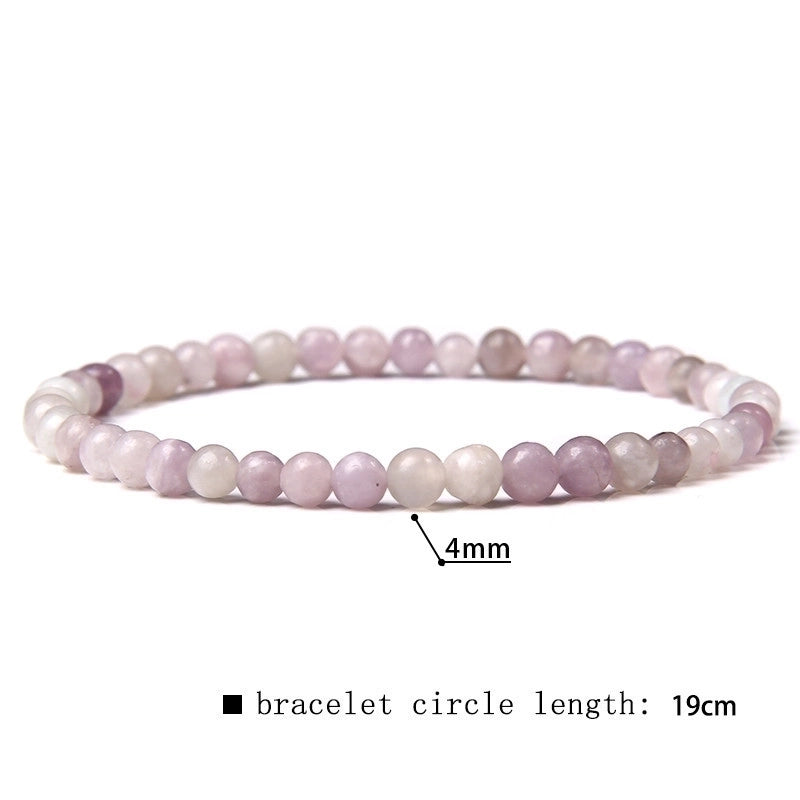 Minimalist Marble Natural Stone Beaded Bracelets