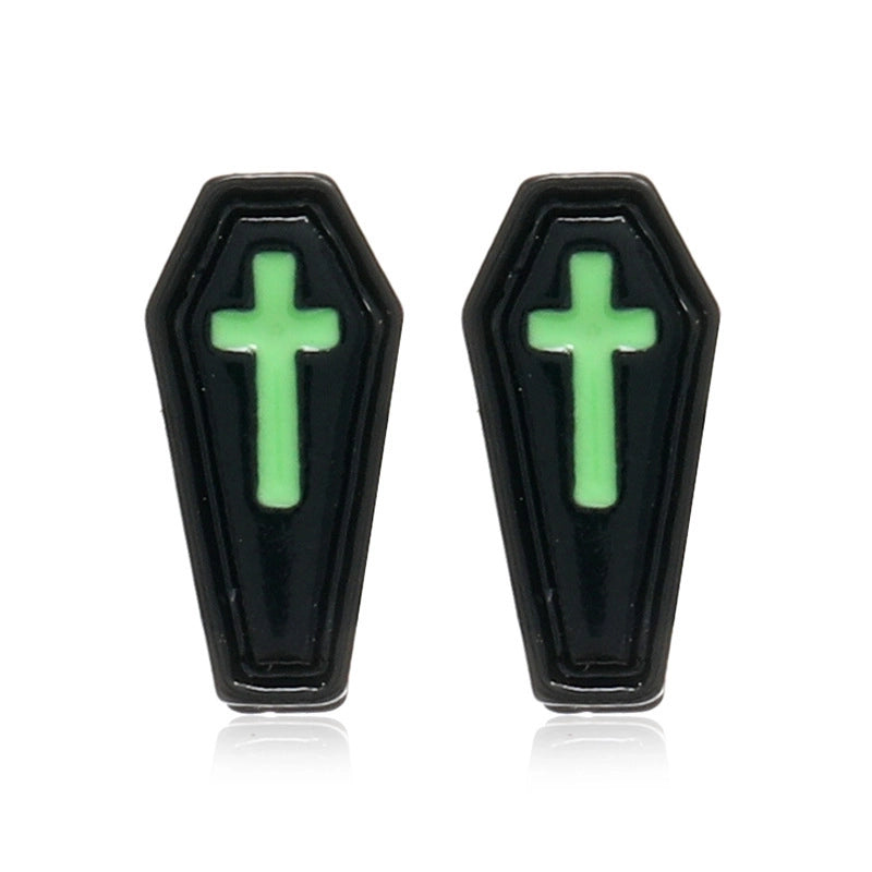 6 Pieces Gothic Cat Spider Alloy Women'S Drop Earrings 1 Pair