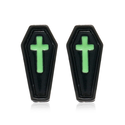 6 Pieces Gothic Cat Spider Alloy Women'S Drop Earrings 1 Pair