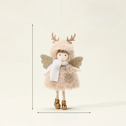 Christmas Angel Cloth Plush Party Hanging Ornaments
