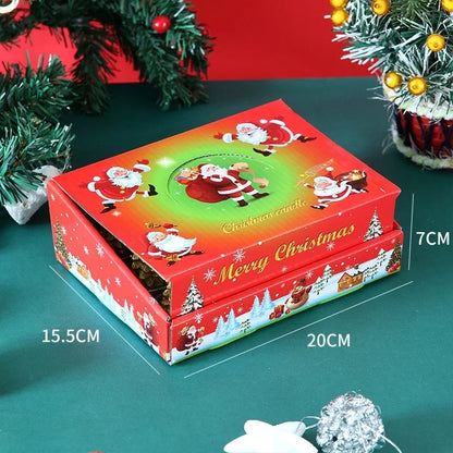 Christmas Cute Christmas Tree Santa Claus Paraffin