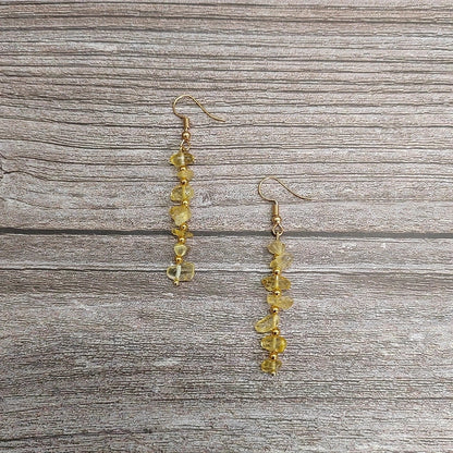 1 Pair Ethnic Style Geometric Natural Stone Drop Earrings