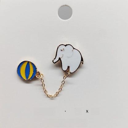 Casual Cute Streetwear Pin Cartoon Character Alloy Enamel Unisex Brooches