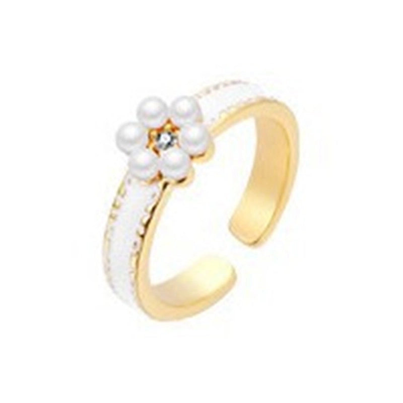 Fairy Style Modern Style Minimalist Moon Heart Shape Butterfly Alloy Copper Gold Plated Silver Plated Artificial Gemstones Artificial Diamond Open Ring In Bulk