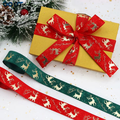 Christmas Ribbon Cake Baking Ribbon Christmas Gift Box Packaging Ribbon Ribbon Bow Christmas Ribbon