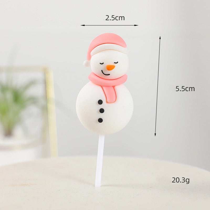 Christmas Santa Claus Soft Glue Party Cake Decorating Supplies