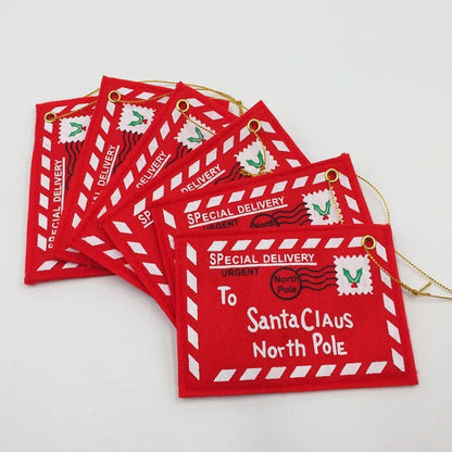 Christmas Fashion Letter Party Hanging Ornaments