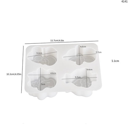 Christmas Cute Solid Color Silica Gel