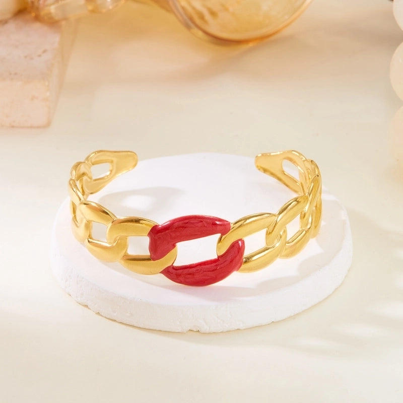 Casual Elegant Lady Heart Shape 304 Stainless Steel Bangle In Bulk