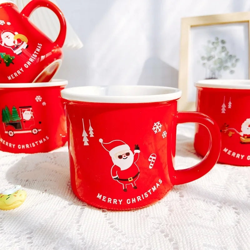 Christmas Christmas Cartoon Ceramics Mug 1 Piece