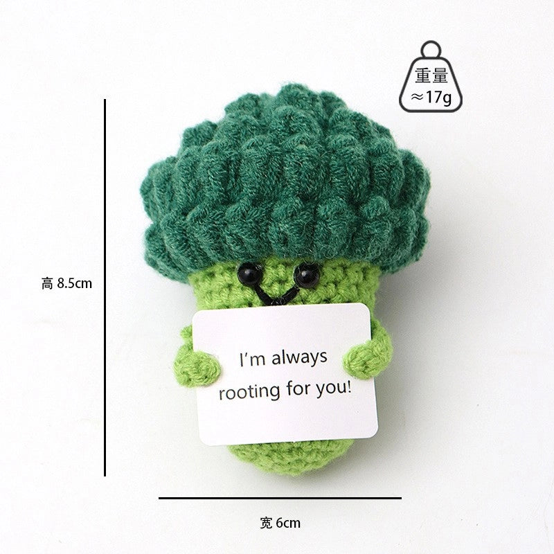 Cartoon Style Cute Animal Fruit Yarn Artificial Decorations
