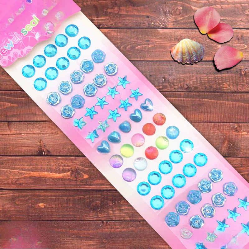 Diamond Stickers Can Be Customized Children's Crystal Diamond Stickers Gem Stickers Car Stickers Diamond-embedded Mobile Phone Decorative Stall