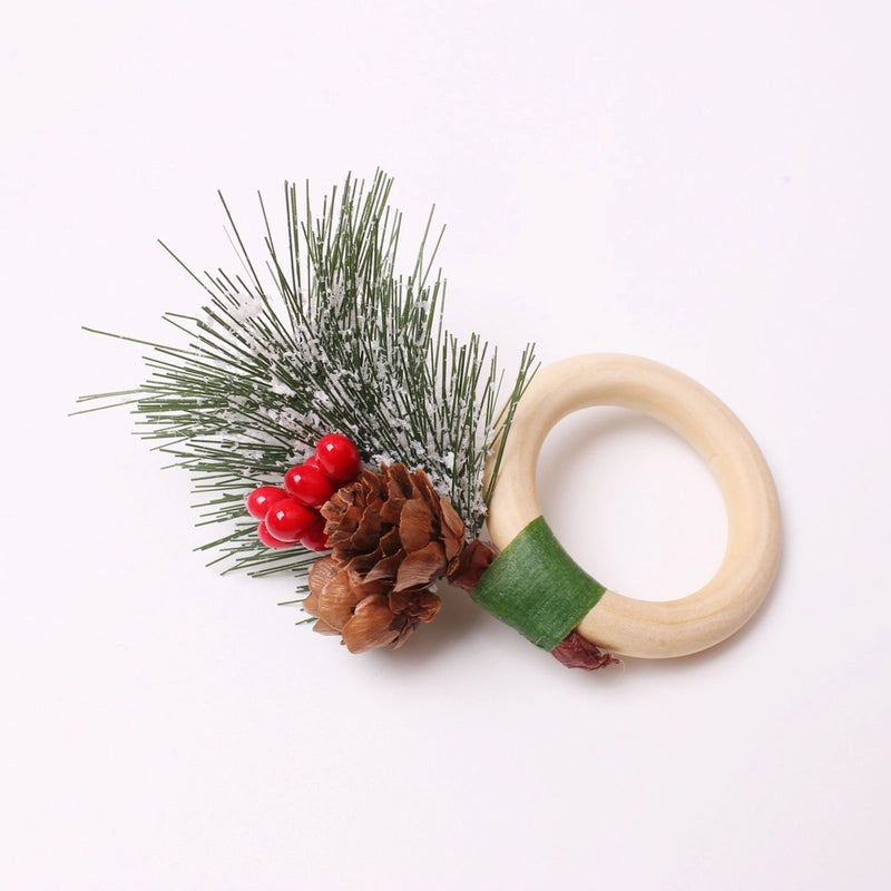 Christmas Cute Pine Cones Wood Party Decorations Table Decoration
