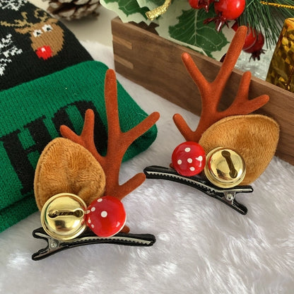 Christmas Cute Antlers Plastic Daily Hairpin