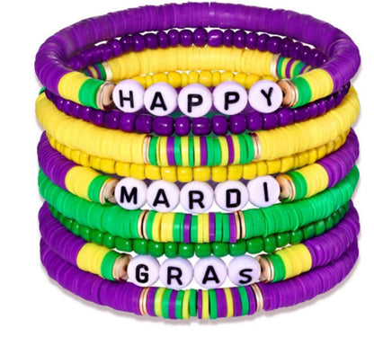 Christmas Bracelet Diy Santa Claus Elk Color Letters Handmade Soft Bracelet Suit