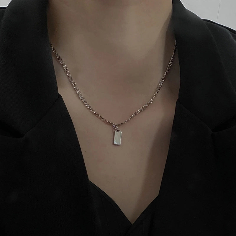 Minimalist Heart Shape Copper Plating Pendant Necklace