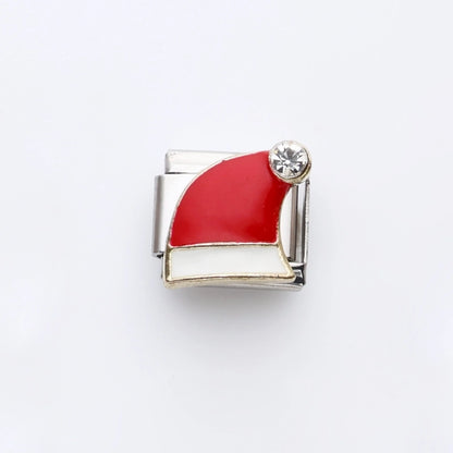 1 Piece 9*10mm 201 Stainless Steel Christmas Tree Santa Claus Christmas Socks Jewelry Accessories