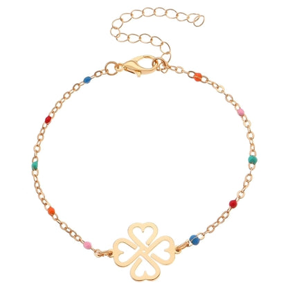 Minimalist Classic Style Snowflake 304 Stainless Steel Zircon Stainless Steel Bracelets In Bulk