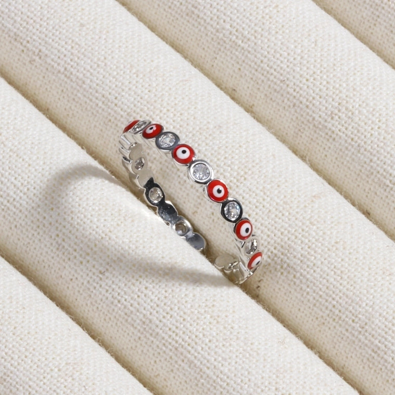 Copper Devil's Eye Rings