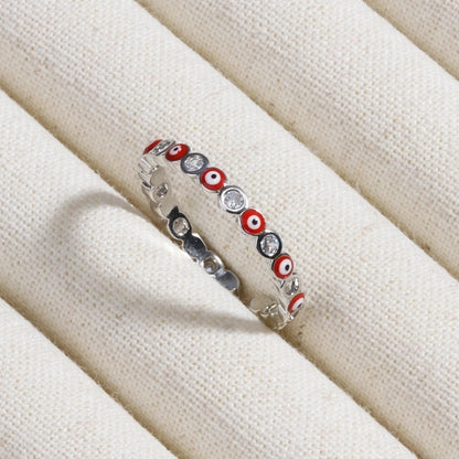 Copper Devil's Eye Rings