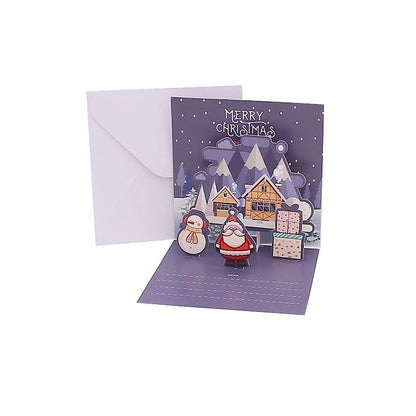 Christmas Sweet Color Block Festival Card
