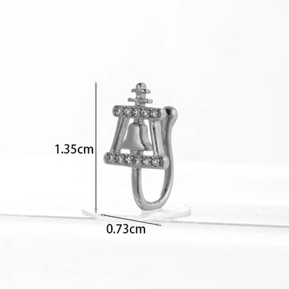 Nose Rings & Studs Fashion Geometric Copper Plating