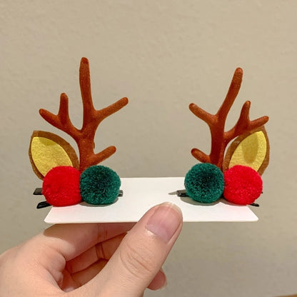 Christmas Fashion Antlers Resin Daily Hairpin