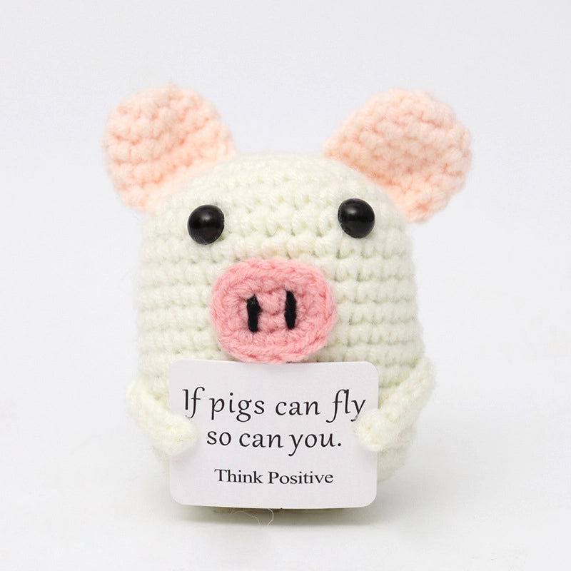 Cartoon Style Cute Animal Fruit Yarn Artificial Decorations