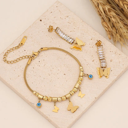 Expressive Eye Chinese Zodiac Animal Stainless Steel Electroplating Necklaces