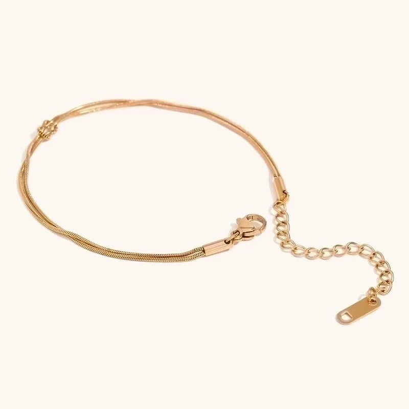 Stainless Steel Minimalist Geometric Plating Bracelets