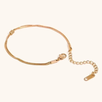 Stainless Steel Minimalist Geometric Plating Bracelets