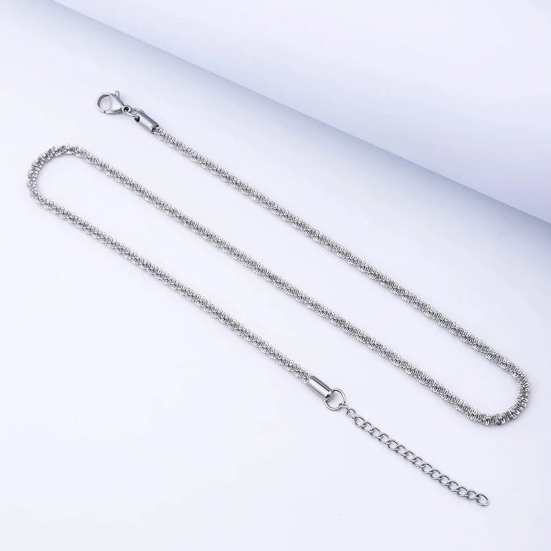 Stainless Steel Minimalist Geometric Plating Necklace