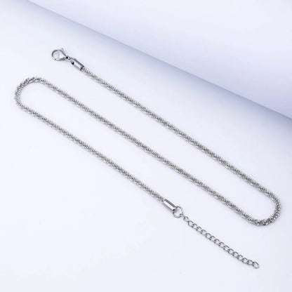Stainless Steel Minimalist Geometric Plating Necklace