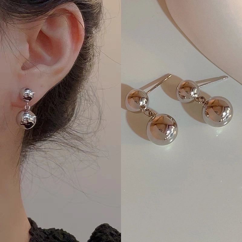 2 Pieces Fashion Heart Shape Flower Copper Beaded Plating Inlay Pearl Zircon Earrings Ear Studs 1 Pair