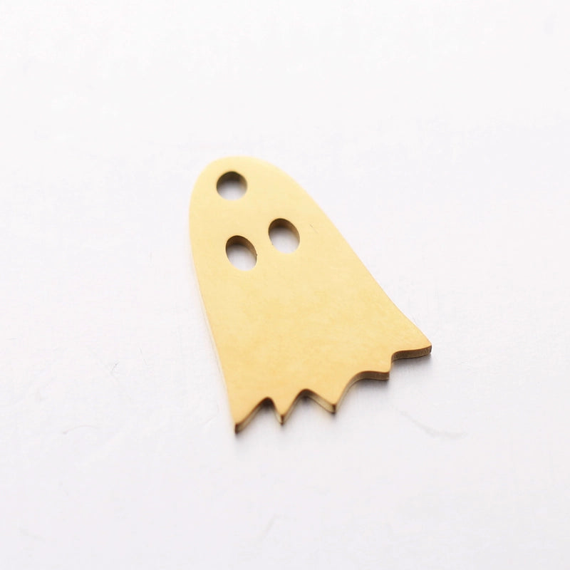 5 PCS/Package 5*21mm 304 Stainless Steel Pentagram Ghost Spider Pendant Jewelry Accessories