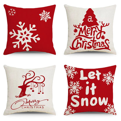 Christmas Combination Pillow Case New Home Sofa Decoration Cushion Pillow Case Manufacturers