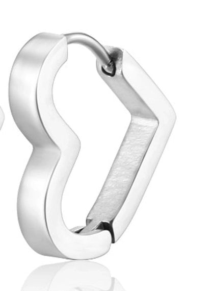 1 Piece Fashion Square Star Heart Shape 201 Stainless Steel 18K Gold Plated Earrings