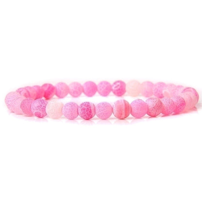 Fashion Solid Color Natural Stone Beaded Bracelets