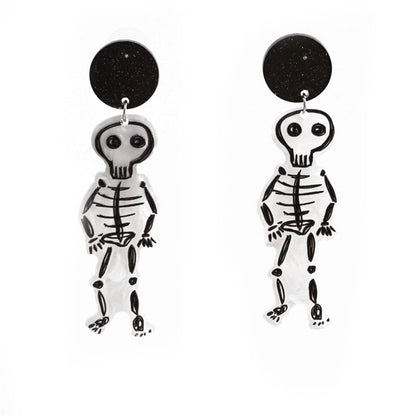 Halloween Ghost Skull Pumpkin Earrings