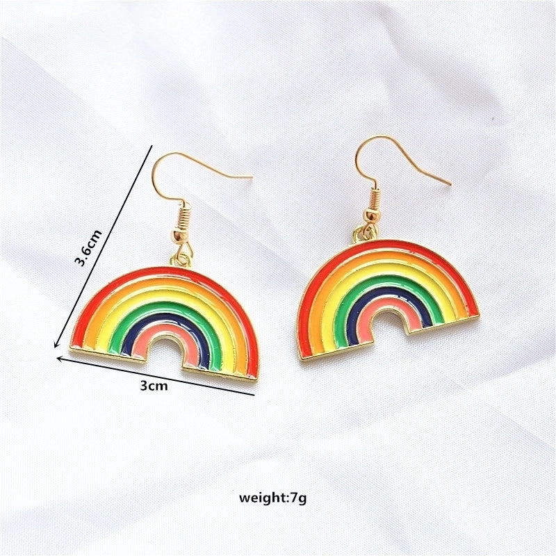 1 Pair Minimalist Classic Style Color Block Plating Arylic Metal Gold Plated Silver Plated Drop Earrings