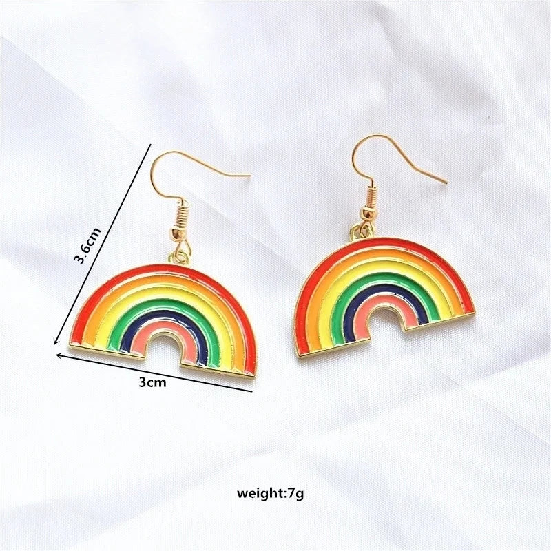 1 Pair Minimalist Classic Style Color Block Plating Arylic Metal Gold Plated Silver Plated Drop Earrings